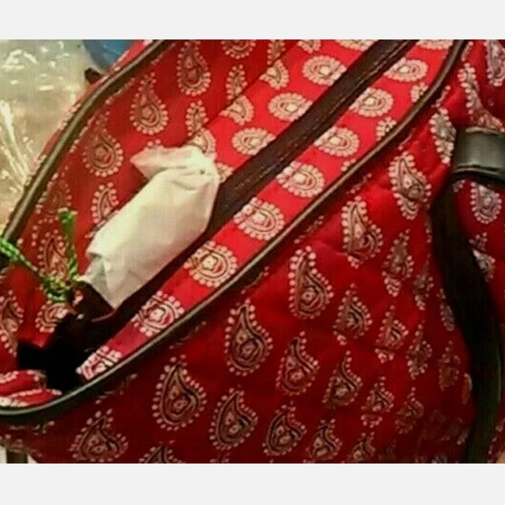 Vera Bradley Quilted Tote Bag RARE - Picture 6 of 8